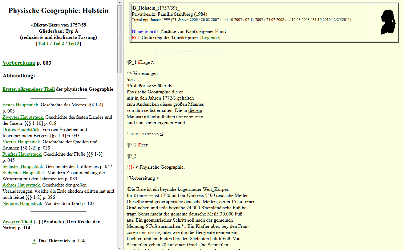 Screenshot Transkription